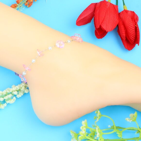 Elegant Handmade Anklet – Perfect for Women & Girls | Ideal Gift Option, DYC1418 - Picture 1 of 9